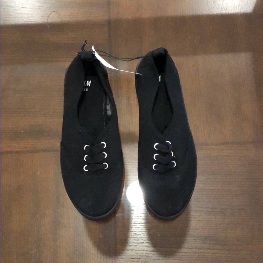 Black sneakers